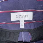 Derek Lam  10 Crosby Blue Navy Striped Satin Culottes Pants Size 00 Photo 3
