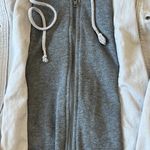 Skies Are Blue  gray hooded jacket size medium Photo 5