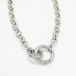 Shortened Silver Chain Necklace Photo 3