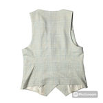 ZARA  Plaid Button Front Vest Photo 4