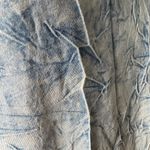 Vintage THRILL Lightweight Acid Wash Denim Duster Fringe Edges Hippie Festival Blue Size XL Photo 14