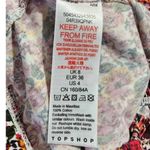 Topshop Strapless Tube Crop Top Floral Print 4 NWOT Photo 2