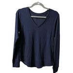 Universal Standard Foundation Long Sleeve V-Neck Tee NWT Size 2-4 Photo 1