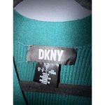 DKNY  Women's Ribbed Knit Sweater Dress Green Medium Photo 2
