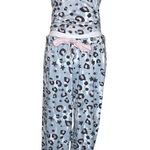 Jaclyn Intimates Roudelain Cozy Luxe Printed Top & Jogger Pants Set Loungewear L Photo 0