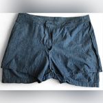 White Stag  Skirt Women's Size 16 Blue Adjustable Waist Casual Photo 6