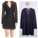 WAYF  Black Long Sleeve Lace Say It Out Loud Dress Photo 1