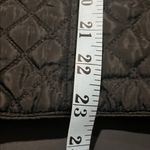 Michael Kors Diamond Quilted Jacket Hidden Hood Gold Detail Logo Classic Photo 9