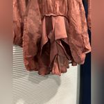 Faded Rose pink ruffled dress with elastic waist #dresses rosy pink, ruffled, Brown Photo 4