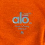 Alo Yoga Faux Wrap Orange Stripe Racerback Tank Top Photo 13