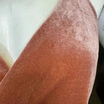 Lulus  whimsical romance pink velvet faux-wrap maxi dress slits size medium.#67 Photo 11