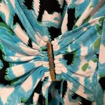 Calvin Klein 3/4 Sleeves Tropical Top Photo 1