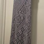 Slny VTG 90s Silver Metallic Lace Crochet Fringe Maxi Midi Dress - 2 Photo 10