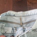 American Eagle 5inch shorts light wash distressed size 0 fits women's small Photo 3