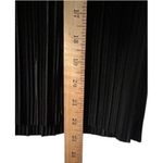 Rachel Zoe  Blouse L Pleated‎ Black Got Witchy Minimalist Dark Academia Glam Luxe Photo 3