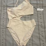 Sanctuary  cream color swimsuit Photo 3
