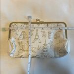Hallmark White and Gold Clutch with Unique Landmark Design EUC Photo 8