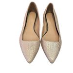 H by Halston H‎ by Halston Women's Metallic Embossed Python Flats-Lucille Size 7M Photo 1