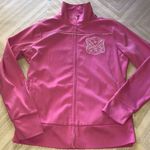 Lilly Pulitzer Hot Pink Zip Up Sweatshirt Photo 0