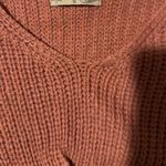Poof Apparel women’s cozy Knit Sweater in Dusty pink Photo 1