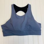 Zella Studio Lite Sports Bra Gray Bluish Sz Large Photo 3