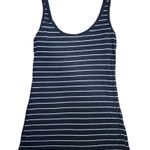 Michael Stars  Navy and White Striped Tank Top One Size Photo 1