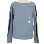 Uniqlo NEW  3D Knit Long Sleeve Boat Neck Sweater Blue Coastal Capsule Size M Photo 0
