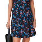Thakoon Black Daisy Print Dress size 8 Photo 0