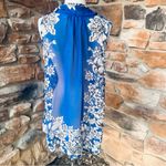 Susan Graver  Blue & White Polyester Sheer Vest Photo 8