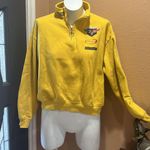 Gm yellow collared pullover sweatshirt Gold Size L Photo 1