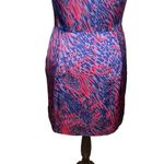 BCBGeneration  Raspberry Red Multi One -Shoulder Cocktail Dress Sz 8 Photo 3