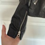 Madewell Washed Leather Motorcycle Jacket- New S Photo 8