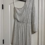 Chic Soul One Shoulder Shimmer Dress Photo 3