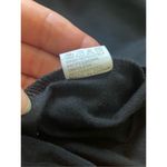 MAGICMK Women Long Sleeve Print Lips Slim Fitted Knee Length Sweatshirt with Poc Black Size M Photo 4