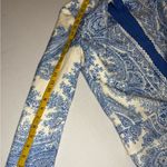 All Saints Blue and White Paisley Jacket and Shorts Set Size 2. Photo 14
