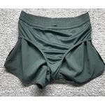 PINK - Victoria's Secret PINK Victoria Secret Green Lined Mini Shorts Size Medium Pocket Women's‎ Photo 6