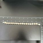 Natural Freshwater Cultured Pearl Knotted Pearl Clasp Bracelet 32.1g. White Photo 12