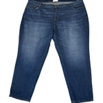 Lane Bryant  Women's Mid-Rise Boyfriend Blue Jeans Size 26 Signature Fit Stretch Photo 0