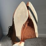 Madden Girl Brown Suede Fringe Ankle Boots Photo 5