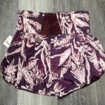 Free People  Movement The Way Home Purple Floral Printed Shorts NEW Photo 5