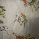 Maeve Anthropologie  Jungle Animals Monkey Tiger Print Shirt 0 Photo 4