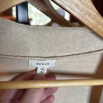 Debut  Tan Long Sleeve Open Front Duster Cardigan with Pockets Size Medium Photo 4