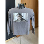 Women's Gray Poetic Justice Long Sleeve Tee L Size L Photo 1