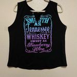 Cute Black Ombré Day Drinking Summer Tank Top | Shirt Size M Photo 0
