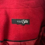 East 5th Red Blazer Jacket Classic Career Minimalist Holiday Wool Blend Large Photo 6