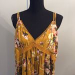 Umgee USA Floral Sleeveless Dress Tiered Boho Lace Women's Large Photo 1