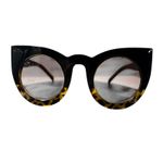 Womens Cat Eye Sunglasses Black Tortoise‎ Round Frame Fashion Eyewear Photo 4