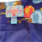 EUC Anthropologie Plenty Tracy Reese Silk Blend Fit Flare Blue Floral Dress 6 Photo 6