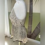 Free People  beaded sequin embellished top Size S Photo 4