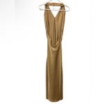 Show Me Your Mumu  Mid Jasmine Halter Open Back Satin Dress Small Photo 2